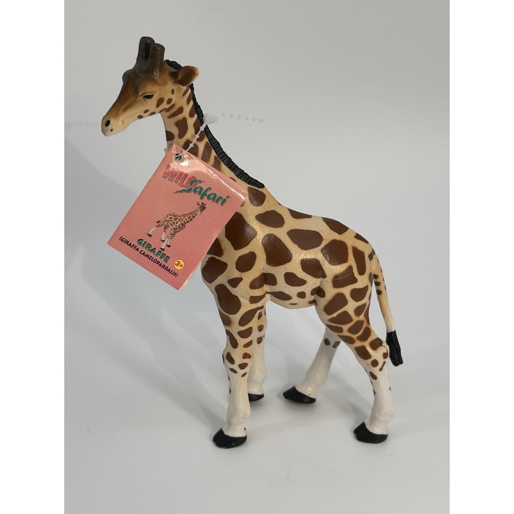 Vintage 1996 Safari Ltd Giraffe Animal Figure Toy NWT